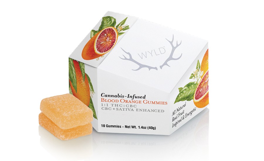 Wyld Blood Orange THC-CBC gummies