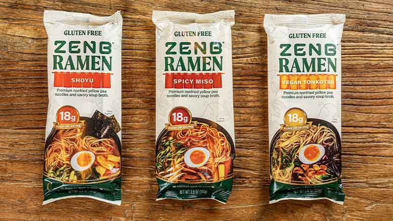 ZENB Ramen packages