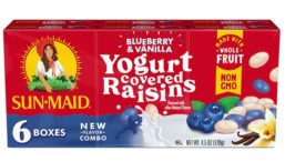 Sun Maid Blueberry Vanilla Raisins package