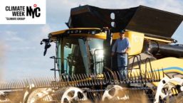 Farmer on Combine