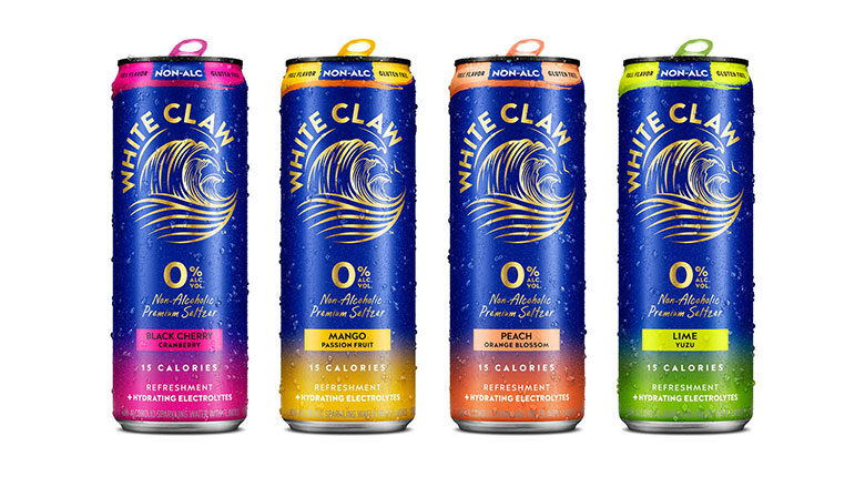 White Claw Non Alcoholic Cans