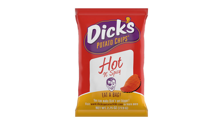 Dicks Potato Chips bag