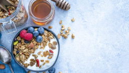 homemade yogurt and granola