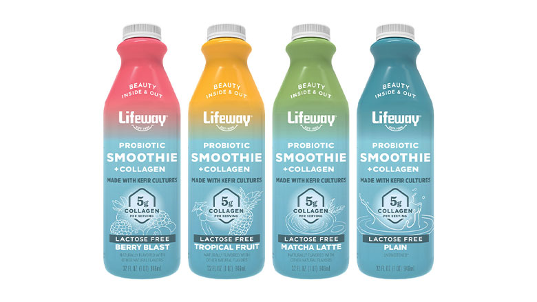 Lifeway Probiotic Smoothie bottles