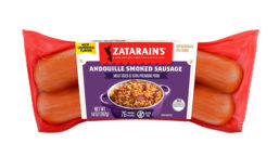 Zatarains Smoked Andouille package