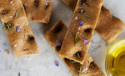 Focaccia is a flat oven-baked Italian bread product