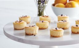 Honey Lavender Cheesecake Bites