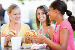 Women at lunch